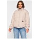 Куртка жіноча демісезонна бежевого кольору 189209L
