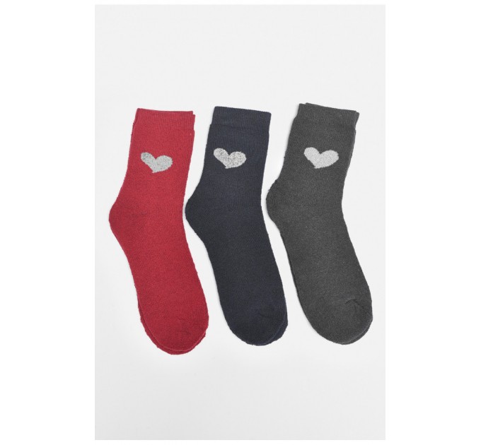 Набір шкарпеток жіночих махрових 3 штуки 189348L