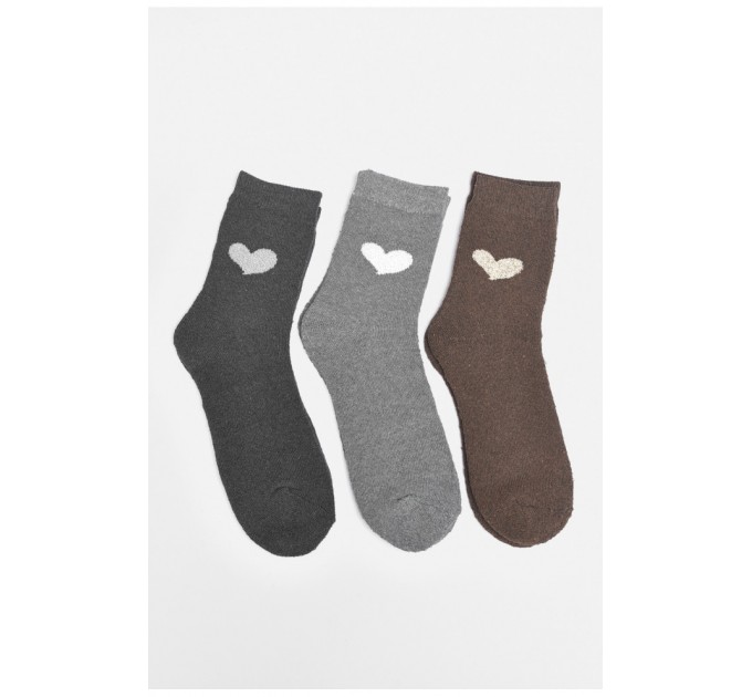 Набор носков женских махровых 3 штуки 189351L