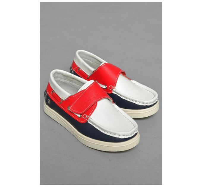 Мокасини дитячі темно-синього кольору 189481L