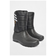 Дутики чоловічі піна на хутрі чорного кольору 189749L