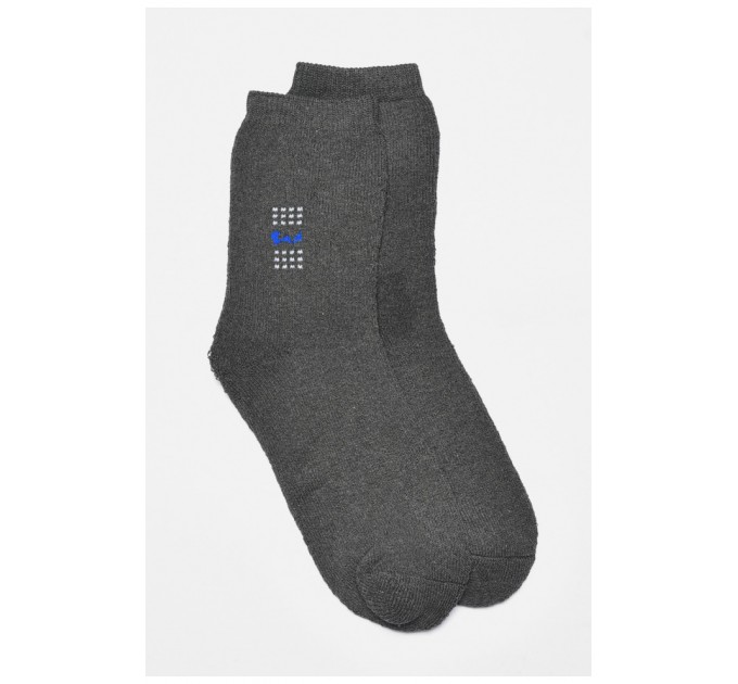 Носки мужские махровые темно-серого цвета 189994L