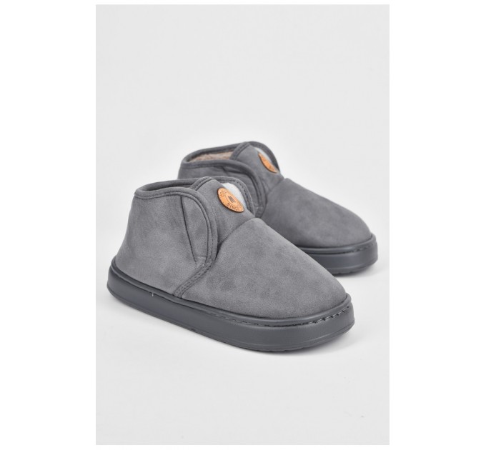 Капці кімнатні чоловічі сірого кольору 190117L