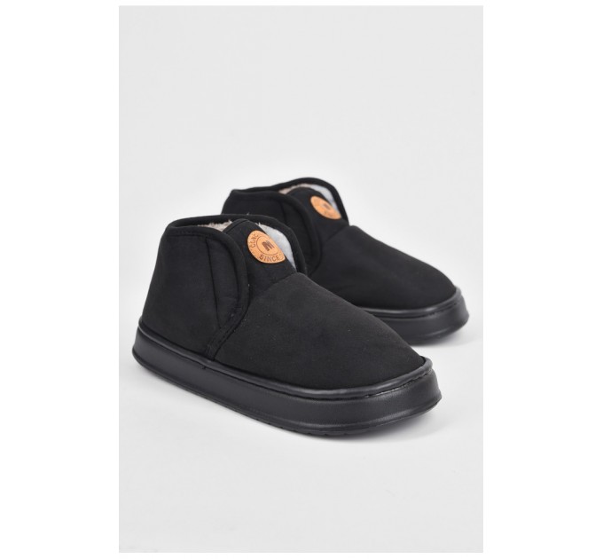 Тапочки комнатные мужские черного цвета 190118L