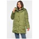 Куртка женская демисезонная цвета хаки 190233L Куртка женская демисезонная цвета хаки 190233L