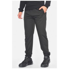 Спортивні штани чоловічі напівбатальні чорного кольору 190380L