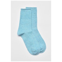 Шкарпетки жіночі ангорові блакитного кольору 190603L Шкарпетки жіночі ангорові блакитного кольору 190603L