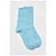 Шкарпетки жіночі ангорові блакитного кольору 190603L
