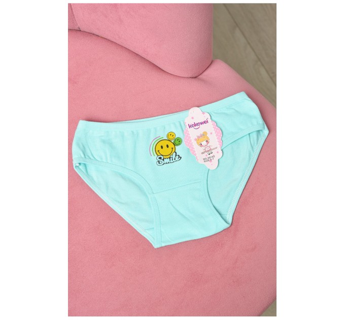 Трусики дитячі для дівчинки зеленого кольору з малюнком 190753L