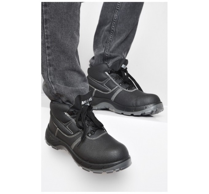 Черевики чоловічі демісезонні чорного кольору 190872L
