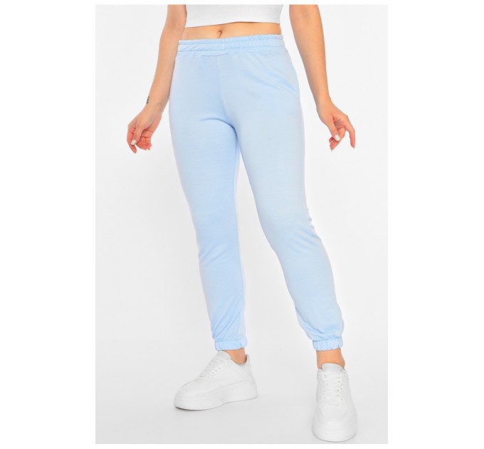 Штани жіночі блакитного кольору 190911L