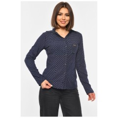 Сорочка жіноча темно-синього кольору 191102L