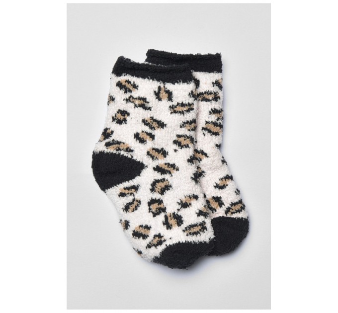 Шкарпетки дитячі травка чорного кольору з принтом 191120L