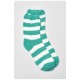 Шкарпетки жіночі травка зеленого кольору в смужку 191447L