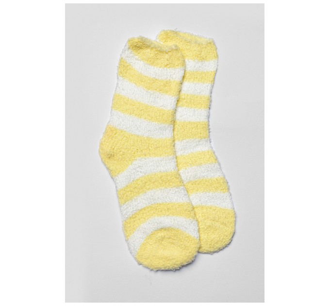 Шкарпетки жіночі травка жовтого кольору в смужку 191452L