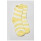 Шкарпетки жіночі травка жовтого кольору в смужку 191452L