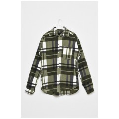 Сорочка дитяча для дівчинки флісова зеленого кольору 191460L