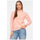 Свитер женский розового цвета 191826L