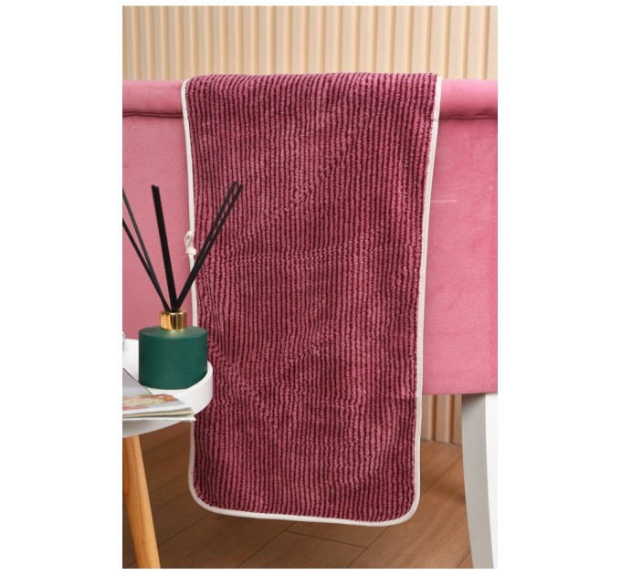 Рушник кухонний мікрофібра фіолетового кольору розмір 35*70 см 191833L