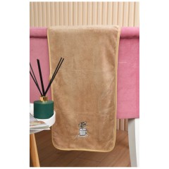 Рушник кухонний мікрофібра темно-бежевого кольору розмір 30*65 см 191847L Рушник кухонний мікрофібра темно-бежевого кольору розмір 30*65 см 191847L