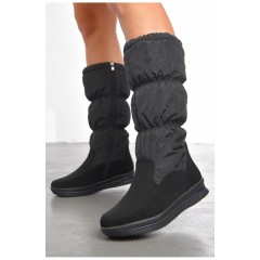 Чоботи жіночі зимові чорного кольору 191995L