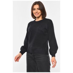Свитер женский черного цвета 192070L