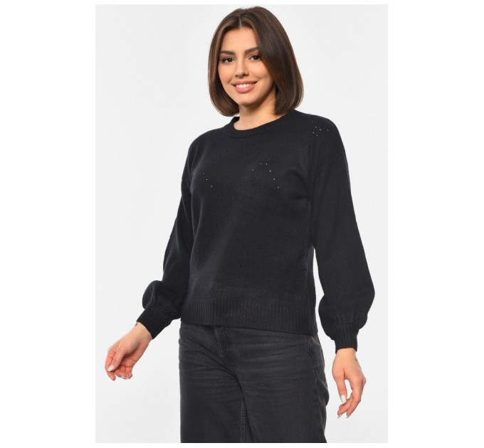 Свитер женский черного цвета 192070L