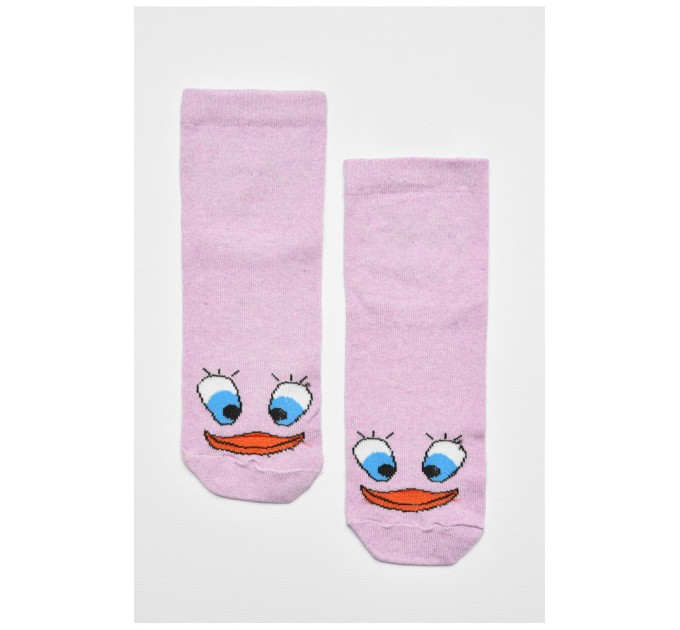 Носки женские демисезонные сиреневого цвета 192251L