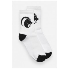 Шкарпетки жіночі демісезонні білого кольору 192320L