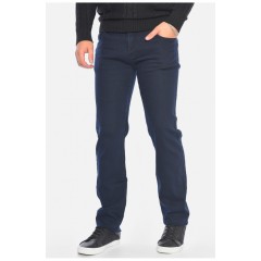 Джинси чоловічі однотонні темно-синього кольору 192363L