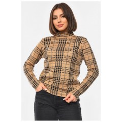 Светр жіночий коричневого кольору 192413L