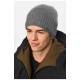 Шапка чоловіча на флісе сірого кольору 192427L