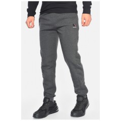 Спортивні штани чоловічі на флісі темно-сірого кольору 192530L