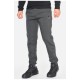 Спортивні штани чоловічі на флісі темно-сірого кольору 192530L