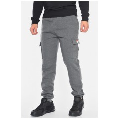 Спортивні штани чоловічі на флісі сірого кольору 192602L