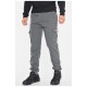Спортивні штани чоловічі на флісі сірого кольору 192602L Спортивні штани чоловічі на флісі сірого кольору 192602L