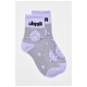 Шкарпетки дитячі демісезонні фіолетового кольору з малюнком 192896L