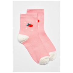 Шкарпетки дитячі демісезонні рожевого кольору 192926L Шкарпетки дитячі демісезонні рожевого кольору 192926L