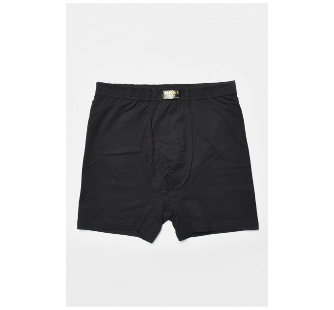 Боксеры мужские черного цвета однотонные 193150L