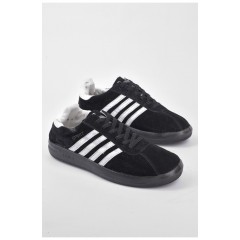 Кеди чоловічі чорного кольору на шнурівці 193285L