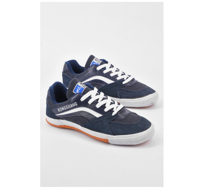 Кеди підліткові текстильні темно-синього кольору 193307L