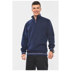 Кофта чоловіча на флісі синього кольору 193831L