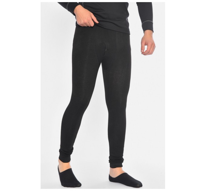 Підштанники чоловічі з начісом чорного кольору 194158L