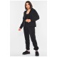 Спортивний костюм жіночий чорного кольору 194530L