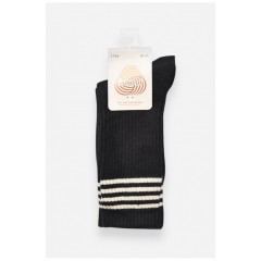 Шкарпетки жіночі кашемірові чорного кольору 194691L