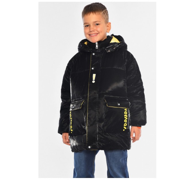 Куртка дитяча демісезонна чорного кольору 194697L