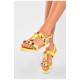 Босоніжки жіночі жовтого кольору 194818L
