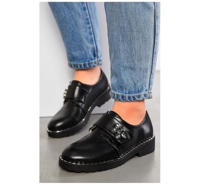 Туфлі жіночі чорного кольору 195064L