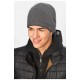 Шапка чоловіча на флісі сірого кольору 195189L