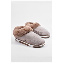 Капці кімнатні чоловічі кольору мокко 195375L